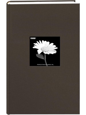 Hepta Collection Kumaş Çerçeveli Fotoğraf Albümü, 300 Cepli, 10 x 15 cm Için, Sıcak Mokka
