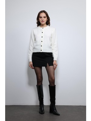 Antioch Ekru Yumuşak Dokulu Hırka