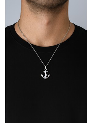 MiraveLux 925 Ayar Gümüş Kanca Kolye