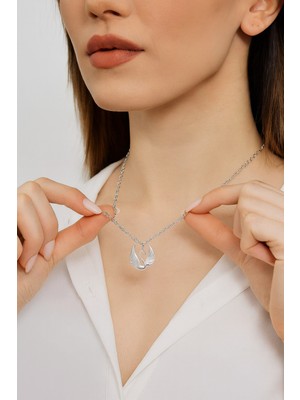 MiraveLux 925 Ayar Gümüş Kuğu Kolye