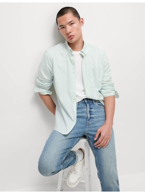 Marks & Spencer Pamuklu Desenli Oxford Gömlek