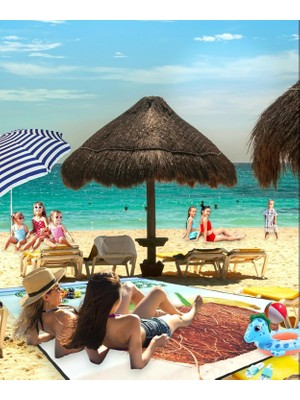 Hepta Collection Plaj Havlusu, , Plaj Matı, Çantalı Plaj Hasırı,kamp Battaniyesi, Kamp Matı, Katlanabilir, Hafif, Su