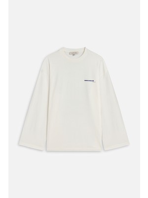 Manuka Coffee Club Tshırt Ekru