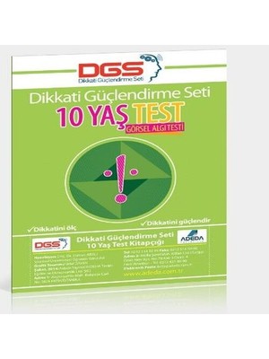 SHC4200 Dikkati Güçlendirme Seti 10 Yaş Test