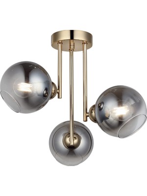 Hepta Collection Lucea Bera 3 Lü Altın Plafonyer 3XE27