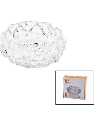 Ayder Timya BÜYÜK CAM - DIAMOND KRİSTAL ŞEKİL YUVARLAK KÜLLÜK ÇAP: 12.8CM - D: 5.2CM (Timya/Go1395)  204800