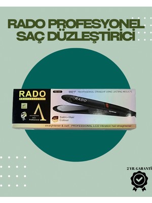 Pazarcan Rado RD-446 – Titanyum Seramik 2.5 Metre Kablo Hızlı Isınan Saç Düzleştirici