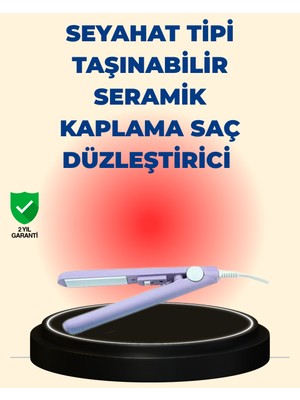 Pazarcan 2’si 1 Arada Saç Düzleştirici ve Bukle Maşası – Düz ve Kıvırcık Saçlara Uygun Çok Yönlü Kullanım