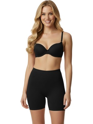 Blackspade Kadın Korse Tayt Illusion 1479 - Siyah