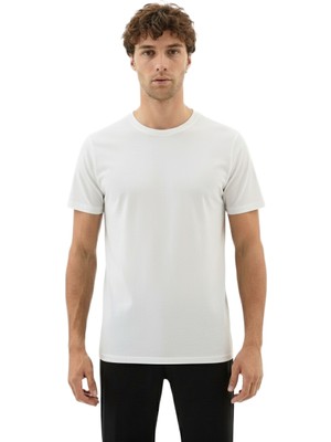 Blackspade Erkek Fanila Bisiklet Yaka Aura 9506 - Beyaz