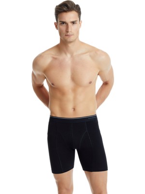 Blackspade Erkek Retro Pamuk Elastan Boxer 9216 - Siyah