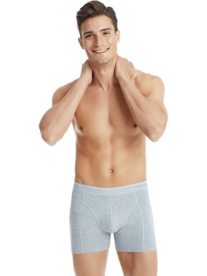 Blackspade Erkek Pamuk Elastan Boxer Tender Cotton 9233 - Gri Melanj