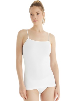 Blackspade Kadın Askılı Silver Atlet 1628 - Beyaz