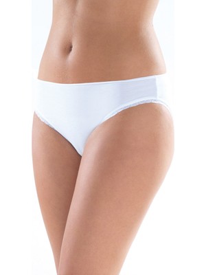 Blackspade Kadın Slip Külot Comfort Elegance 1362 - Beyaz