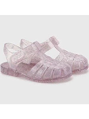 Igor Clasica Cristal Kız Çocuk Sandalet PVC Materyal Cırtlı Bağlama Özelliği ile Yazlık