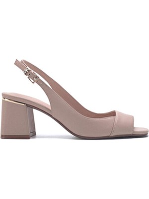 Nine West Kenay2 3fx Krem Kadın Suni Deri Comfort Sandalet Rahat Tasarım