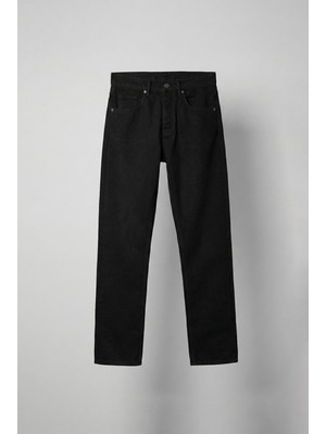 Abluka Online Erkek Baggy Fit Basic Jean Pantolon Siyah