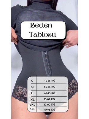 Pera Fitol Kadın Agraflı Zıbın Korse Toparlayıcı Inceltici Sıkılaştırıcı Tüm Vücut Korsesi