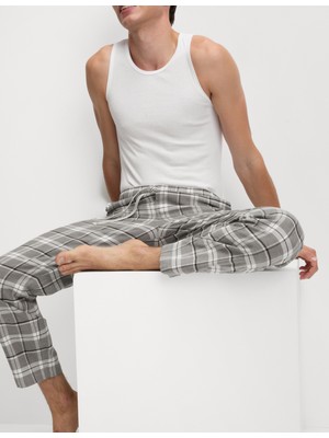 Marks & Spencer Pamuklu Kareli Pijama Altı