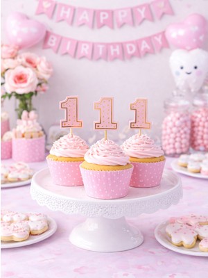 1Yaş Kürdan Pembe 10'Lu