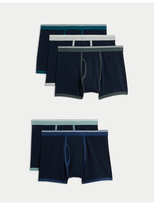 Marks & Spencer 5’li Pamuklu  Cool & fresh trunk