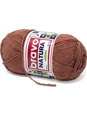 Bravo Natura Cotton Kiremit 506 Pamuk Iplik 100GR 200MT