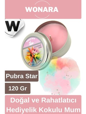 Wonara Özel Üretim Doğal Rahatlatıcı Hediyelik Ev Ofis Yoga Dekoratif Oda Kokusu Teneke Kutuda Kokulu Mum