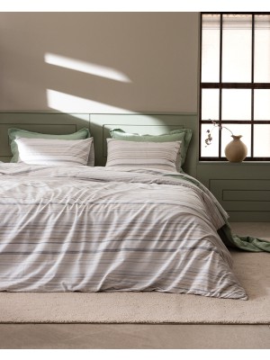 Madame Coco Thayer Tek Kişilik %100 Pamuk Ranforce Baskılı Nevresim Takımı - Bej