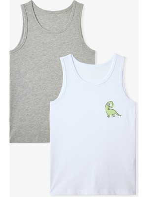 Penti Gri Melanj Erkek Çocuk Dino 2'li Atlet