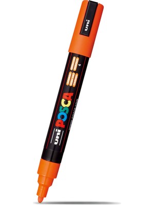 Uni-Ball Posca Pc-5m Su Bazlı Marker Kalem Turuncu 1 Adet