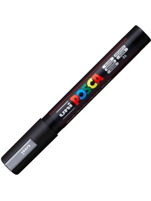 Uni-Ball Posca Pc-5m Su Bazlı Marker Kalem Gri 1 Adet