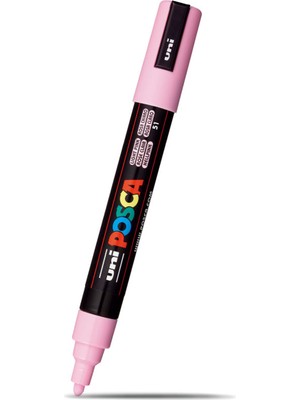 Uni-Ball Posca Pc-5m Su Bazlı Marker Kalem Pembe 1 Adet