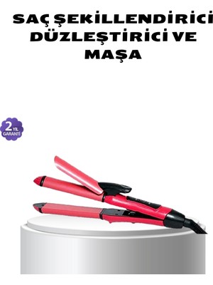 Pazarcan Dereceli Seramik Saç Düzleştirici – 5 Isı Seviyesi 200°C Maksimum Sıcaklık