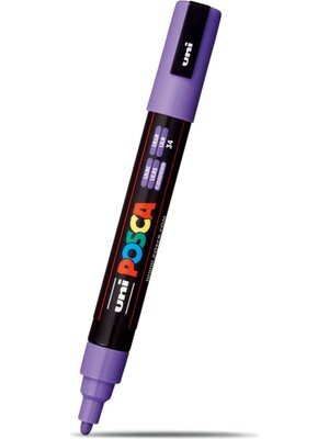 Uni-Ball Posca Pc-5m Su Bazlı Marker Kalem Lila 1 Adet
