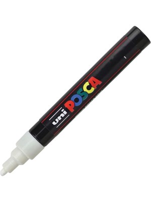 Uni-Ball Posca Pc-5m Su Bazlı Marker Kalem Beyaz1 Adet