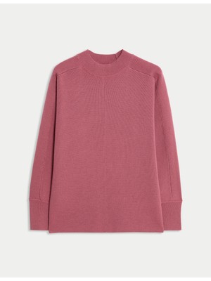 Marks & Spencer %100 Merino Yünlü Ribanalı Kazak