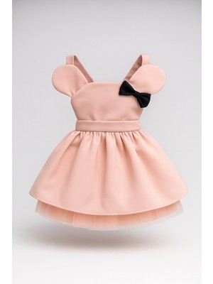 Shecco Babba Kız Çocuk Sevimli Tütü Salopet Elbise - Doğum Günü, Parti Elbisesi