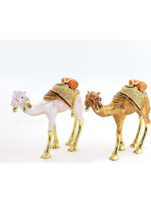 Erseyy Taşlı Tekli Deve Figürü Biblo