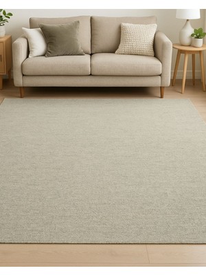 Etka Home Sisal Düz Dokuma Gri Hasır Halı