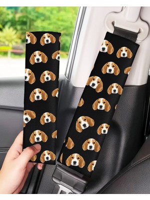 Bigohobi Evcil Hayvanınıza Özel Fotoğraf Baskılı, Araç Emniyet Kemeri ve Çanta Kemeri Yumuşatıcı Ped