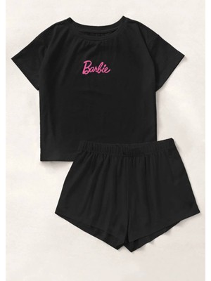 Silona Homewear Blacked Pembe Bambuu Şort Takımı