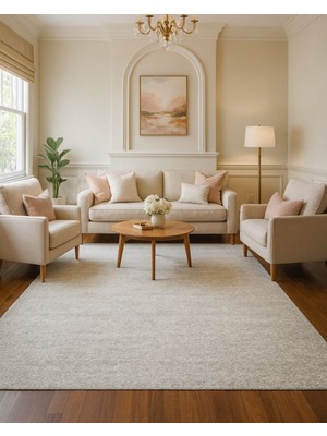Etka Home Sisal Kare Dokuma Gri Hasır Halı