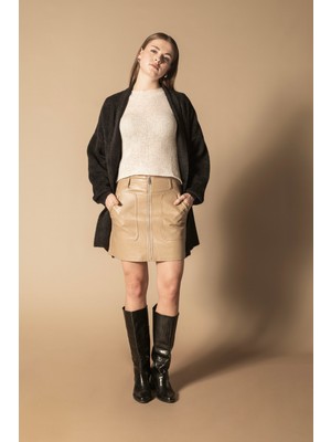 Nisan Triko Kısa Triko Hırka