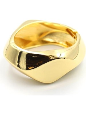 Royaleks Kelepçe Bilezik - Altın