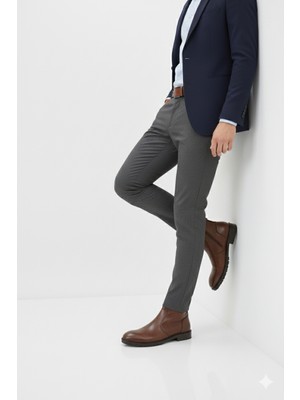 Doçka Erkek Hakiki Deri Klasik Tarz Fermuarlı Içi Kürklü Bot AL25/B110