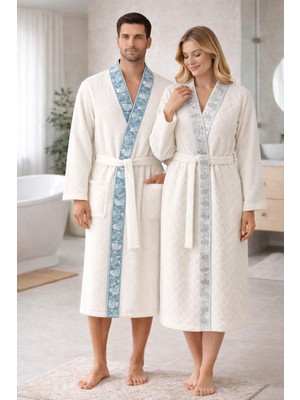 Özdilek Loseta Aile Bornoz Seti Gri-Mint