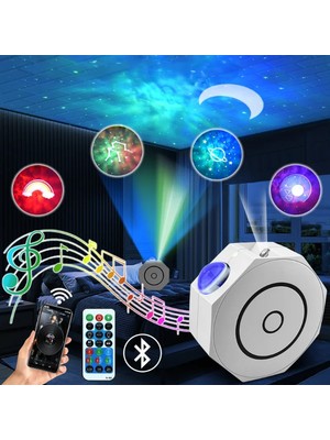 Gülcenin Dükkanı Bluetooth Özellikli Anason Projektör Gece Lambası