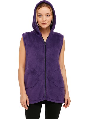 Sweet's Collection Yelek Uzun Tunik Welsoft Peluş Kadın