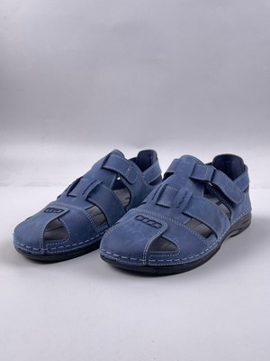 Dr. Klompa Erkek Sandalet - Lacivert  Nubuk - Konfor Destekli Yapı Şık Tasarım Yumuşak Taban