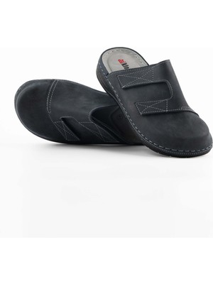 Dr. Klompa Erkek Sabo - Lacivert Nubuk - Konfor Destekli Yapı Şık Tasarım Yumuşak Taban